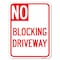 Signmission No Blocking Driveway Heavy-Gauge Aluminum Rust Proof Parking Sign, 18" x 24", A-1824-23854 A-1824-23854 - alternate 1